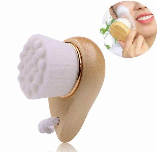 Facial Brush Bamboo Handle