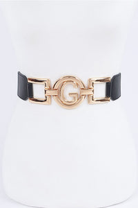 Plus Size G Logo Elastic Belt