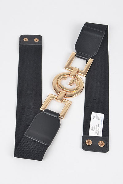 Plus Size G Logo Elastic Belt