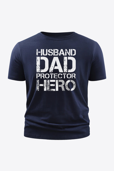HUSBAND DAD PROTECTOR HERO Graphic Tee