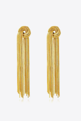 18K Gold Plated Fringe Earrings