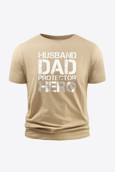 HUSBAND DAD PROTECTOR HERO Graphic Tee